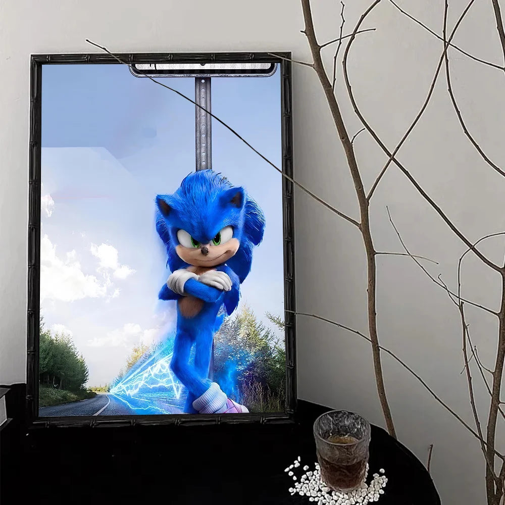 Poster Sonic, dimensions au choix