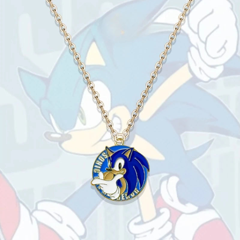 Collier Sonic The Hedgehog avec médaillon
