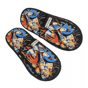 Pantoufles Sonic avec Knuckles et Tails