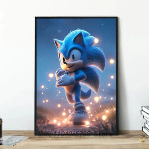 Affiche Sonic scene de nuit