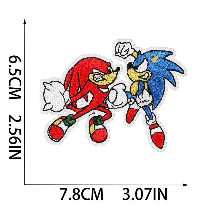 Écusson patch Sonic contre Knuckles – Image 2
