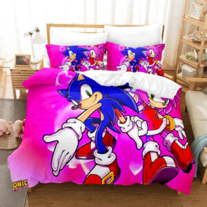 Housse de couette Sonic & Amy en plusieurs dimensions