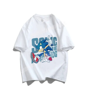 T-Shirt Sonic The Hedgehog Blanc ou Noir