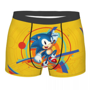 Boxer Sonic jeu vidéo rétro, tailles S à XXL