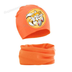 Ensemble bonnet et écharpe Sonic Miles "Tails" Prower