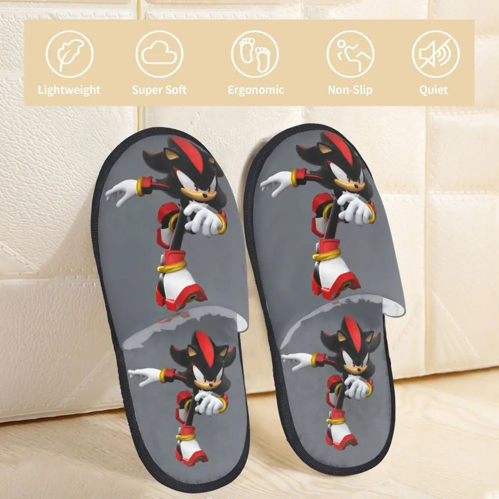 Pantoufles Shadow The HedgeHog Sonic, tailles 39-41 et 42-45 – Image 4