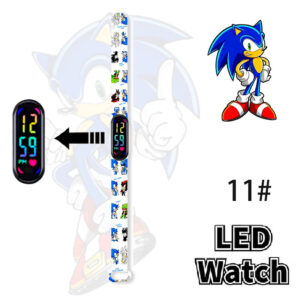 Montre Sonic blanche à cadran épuré