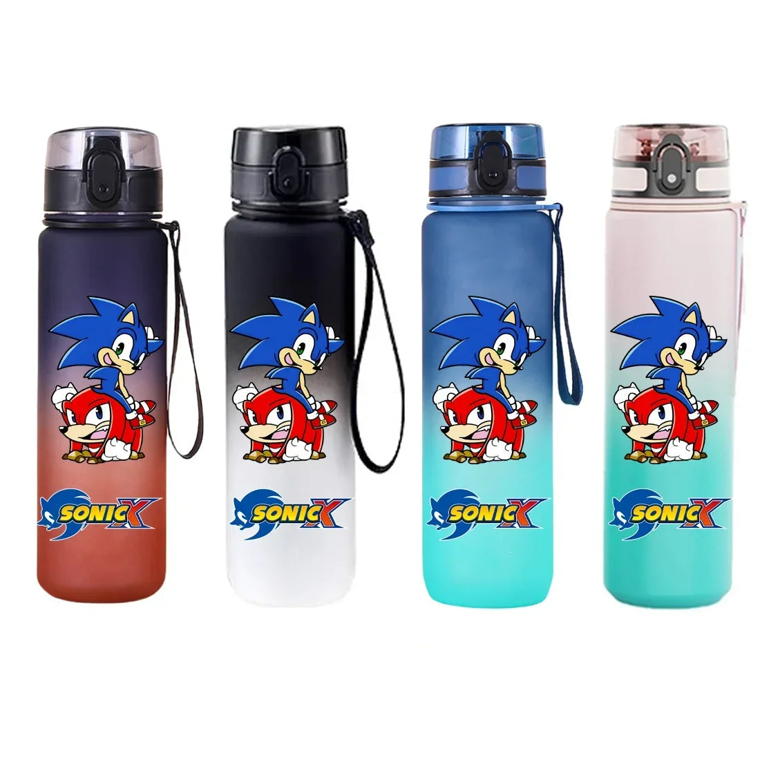 Gourde Sonic X avec Sonic et Knuckles
