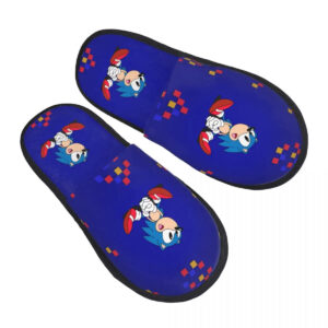 Pantoufles Sonic au design rétro