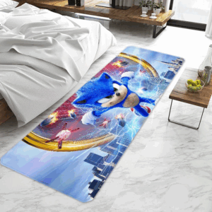 Tapis Sonic univers film avec dimensions au choix