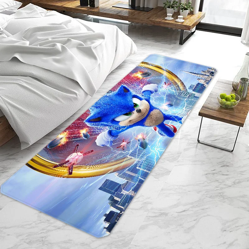 Tapis Sonic univers film avec dimensions au choix
