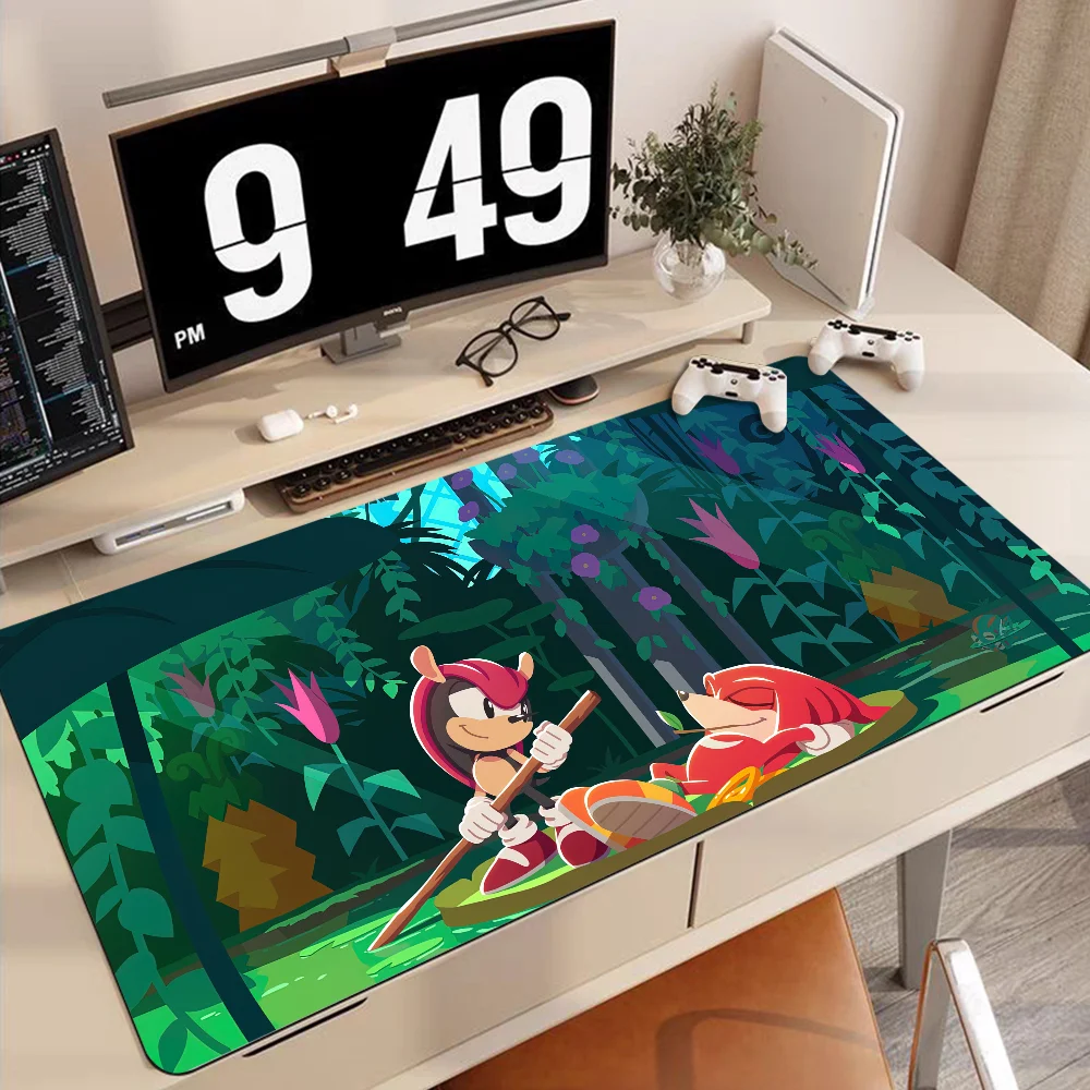Tapis de souris Sonic avec Knuckles et Mighty en détente