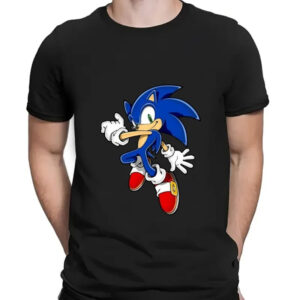 T-shirt Sonic en noir ou blanc