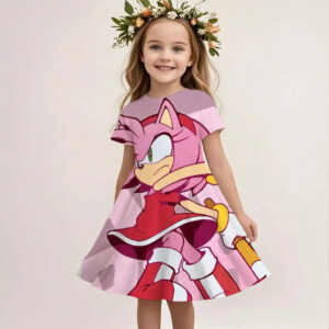 Robe Amy Rose pour enfant Sonic
