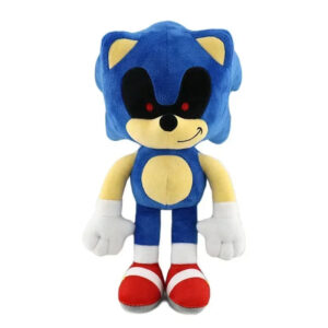Peluche Sonic 30cm aux Yeux Noirs