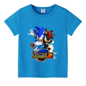 T-shirt enfant Sonic vs Shadow, tailles 100, 110, 120, 130, 140, 150, 160