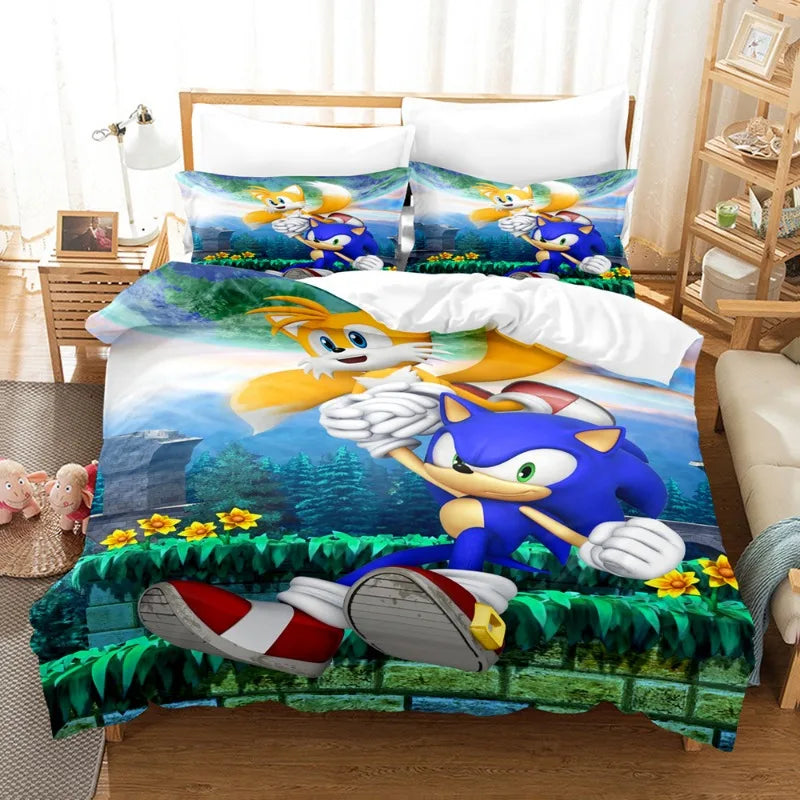 Housse de couette Sonic & Tails, dimensions France et Québec