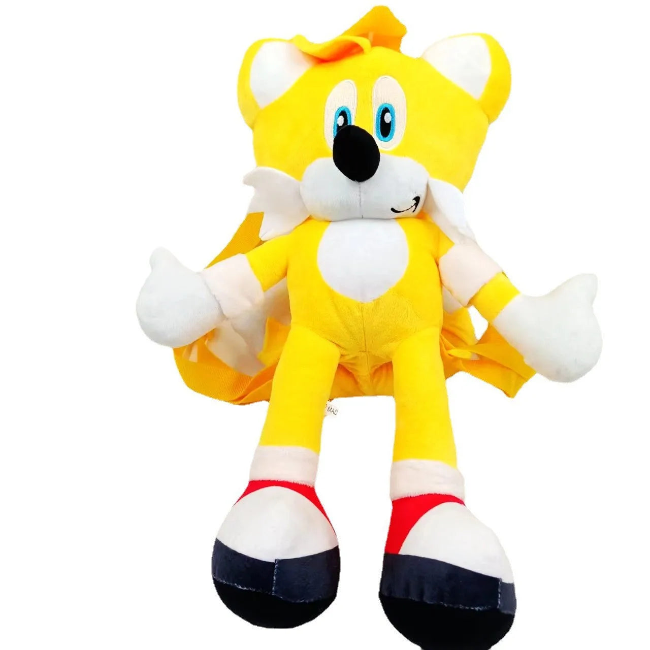 Sac à dos peluche Tails Sonic color yellow