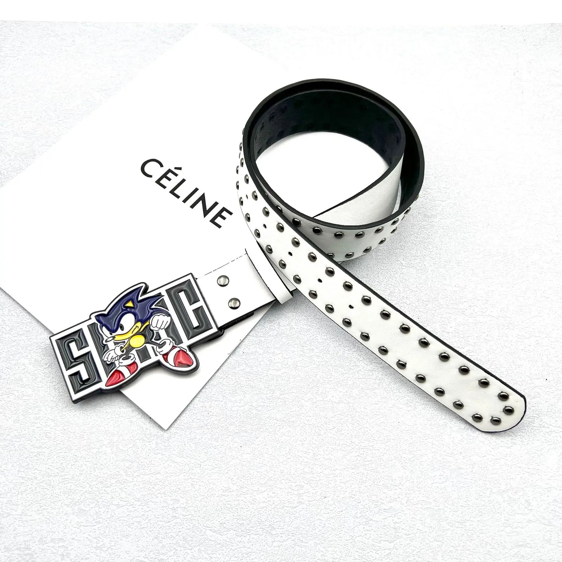 Ceinture Sonic The Hedgehog pour pantalon, coloris au choix