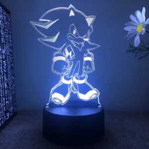 Lampe Sonic Shadow The Hedgehog, 7 ou 16 couleurs