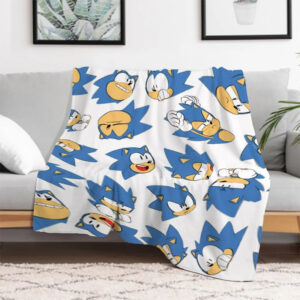 Plaid Couverture Sonic Têtes