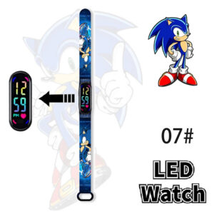 Montre Sonic, l'Hérisson bleu