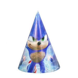 Chapeau d anniversaire Sonic en lot de 6