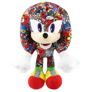 Peluche Knuckles style graffiti Sonic