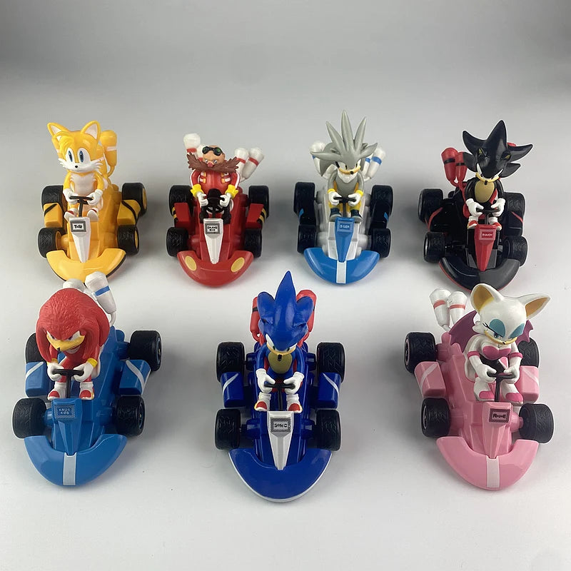 Figurine Rouge the Bat en karting rouge Sonic 12cm – Image 2