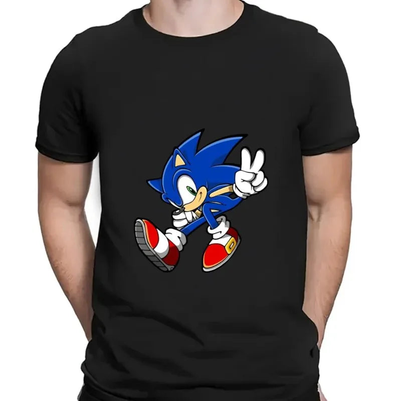 T-shirt Sonic l'Hérisson Bleu blanc ou noir – Image 2