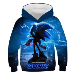 Pull Sonic enfant ambiance obscurité