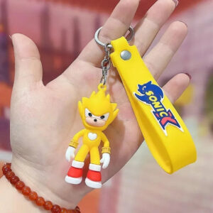 Figurine porte-clé Super-Sonic Sonic