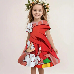 Robe enfant Sonic Knuckles, taille au choix