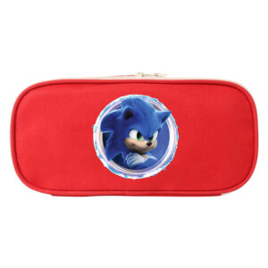 Trousse scolaire Sonic motif bras croisés