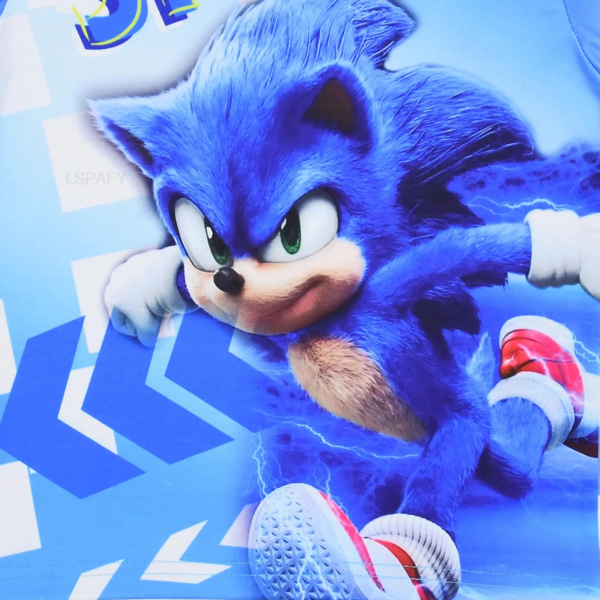 Pyjama Sonic pour garçon, tailles 110 à 150 – Image 4