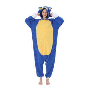 Combinaison pyjama bleue Sonic The Hedgehog