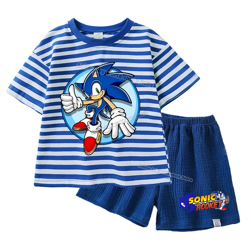 Ensemble pyjama enfant Sonic The Hedgehog short et T-shirt
