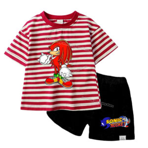 Ensemble pyjama enfant Sonic avec short et t-shirt Knuckles