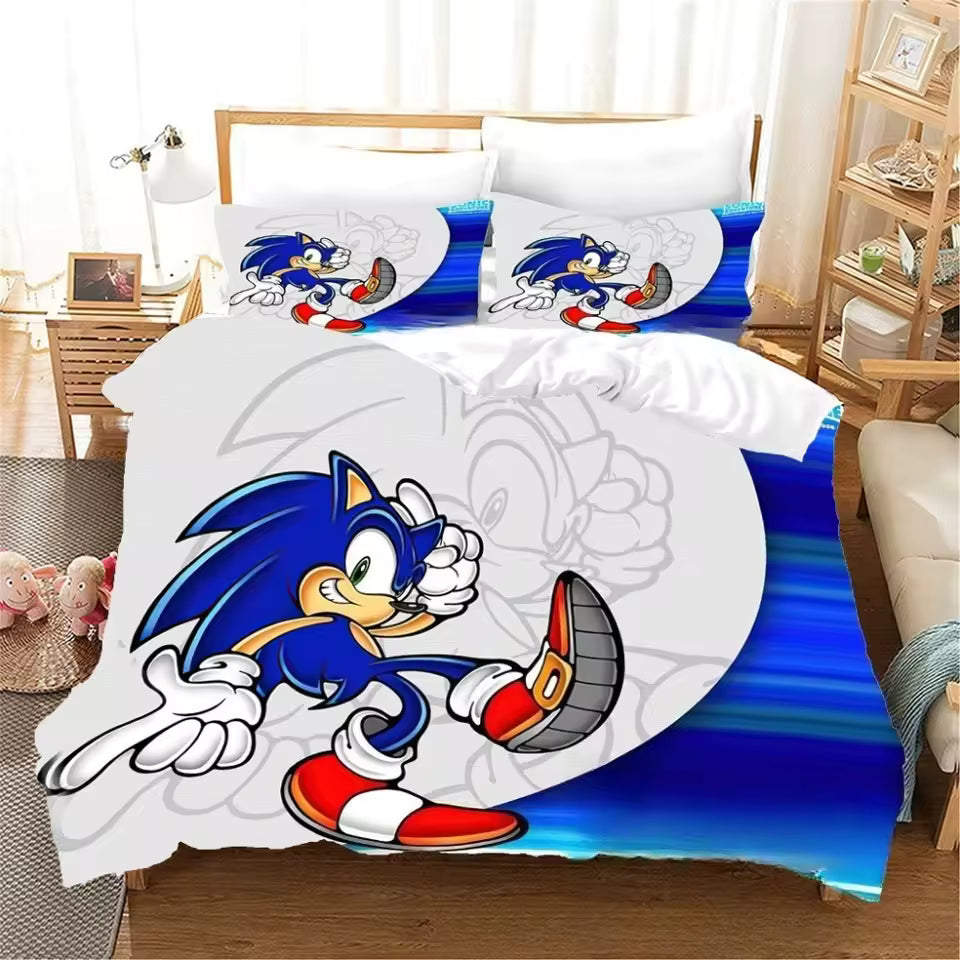Housse de couette Sonic au regard direct