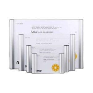 Lot 5 porte-affiches aluminium Sonic 297x120mm