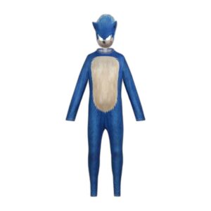 Combinaison cosplay Sonic adulte déguisement fête