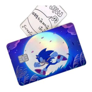 Stickers holographiques Sonic pour cartes bancaires