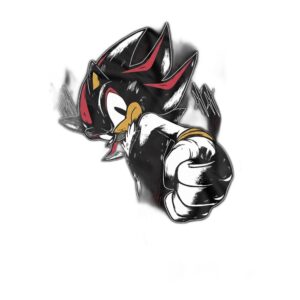 T-shirt graphique Shadow Le Hérisson vintage gaming